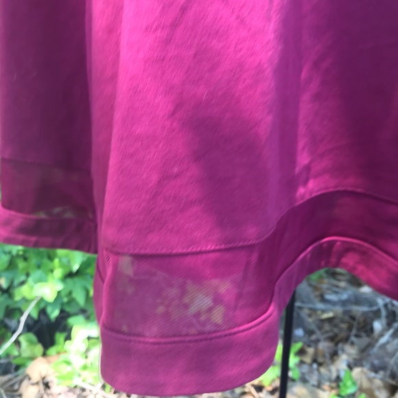 Express Mid Mesh Panel Skater Dress - Picture 7 of 8